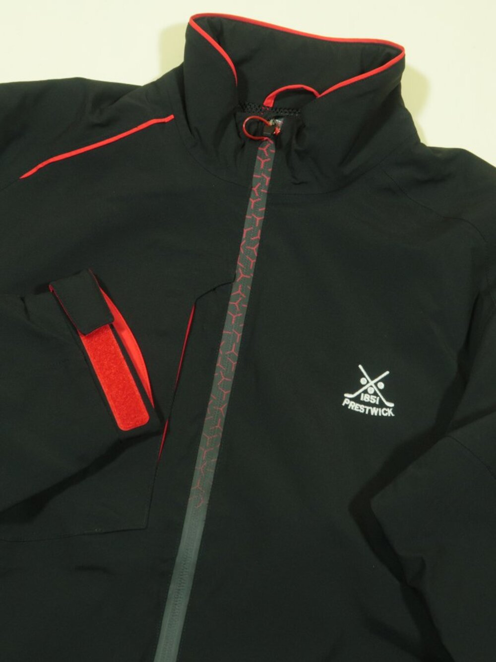 Galvin Green 1851 Prestwick Golf Club Goretex Jacket Mens S Black Red Zip New